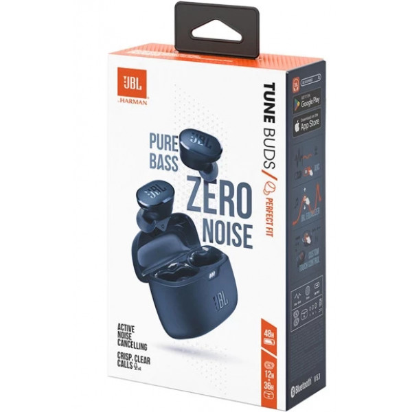 Фото - Навушники вкладиші бездротові TWS JBL Tune Buds Blue (JBLTBUDSBLU)
