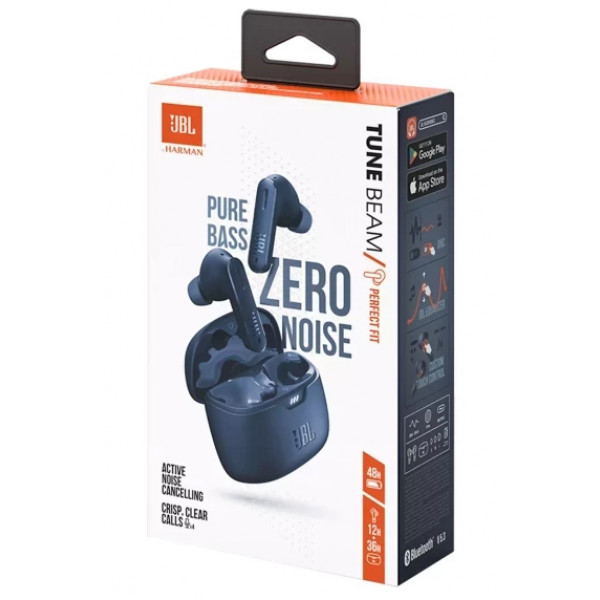 Фото - Навушники вкладиші бездротові TWS JBL Tune Beam Blue (JBLTBEAMBLU)