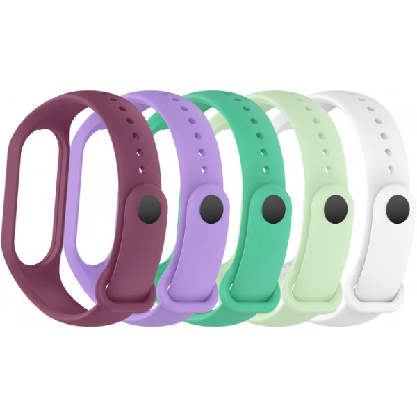 Фото - Ремінець для фітнес-браслету Armorstandart for Xiaomi Mi Band 7/6/5 New Style Floral (ARM75059)
