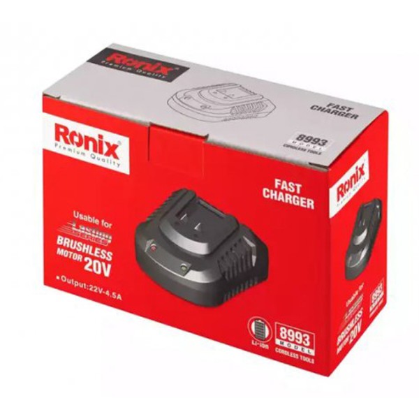 Фото - З/У к аккумуляторной батарее для электроинструментов Ronix 20В 4.5А (8993)