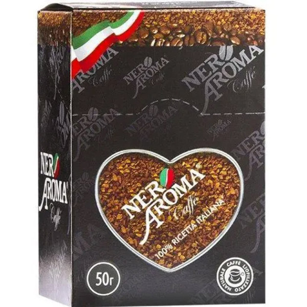 Фото - Кава розчинна Nero Aroma 2 г x 25 стіков (4820093483124) Фото - Кава розчинна Nero Aroma 2 г x 25 стіков (4820093483124)