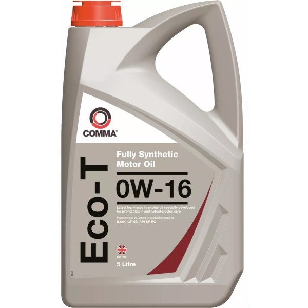 Фото - Масло для авто COMMA ECO-T 0W-16 5л (ECOT5L)