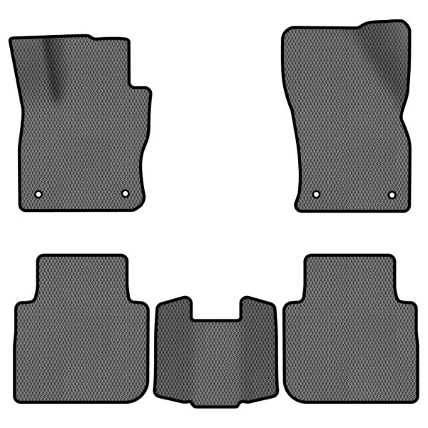 Фото - EVA коврики в салон авто EVAtech для Tiguan Allspace 7 seats Volkswagen 2016-2020 1 поколение SUV USA (VW1727CO5AV4RGB)