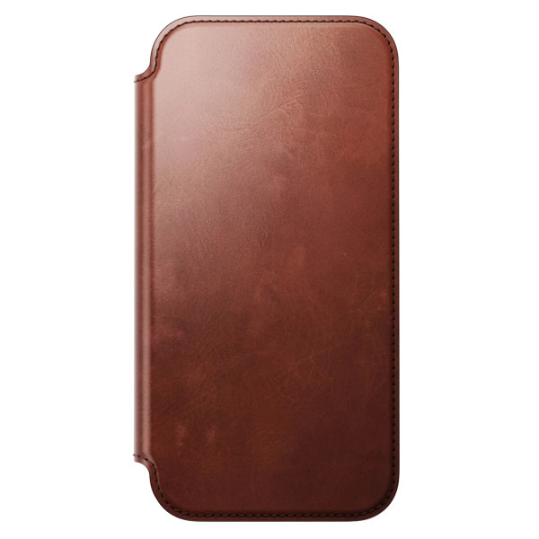 Фото - Чохол для смартфону Nomad Modern Leather Folio Case Horween Olde Dublin for iPhone 17 Pro (NM014094858)