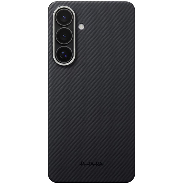 Фото - Чохол для смартфону Pitaka Edge Ultra-Slim Case Classic Twill 600D Black/Grey for Samsung Galaxy S26 Plus (KS2601S)