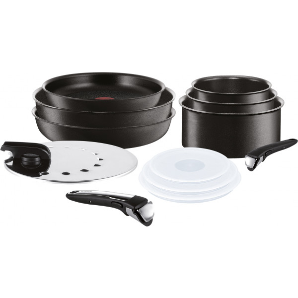 Фото - Кришка для посуду зі знімною ручкою Tefal L9019222 Ingenio пластик 16,18,20 см