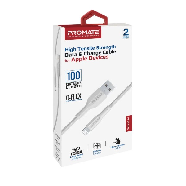 Фото - Кабель Promate Xcord-ai White