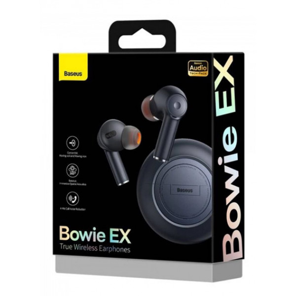 Фото - Наушники вкладыши беспроводные TWS Baseus Bowie EX Black (NGTW170001)