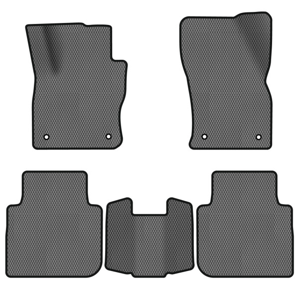 Фото - EVA килимки в салон авто EVAtech для Tiguan Allspace 5 seats Volkswagen 2016-2020 1 покоління SUV USA (VW13965CO5AV4RGB)
