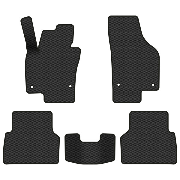 Фото - EVA коврики в салон авто EVAtech для Tiguan (NF) MT Volkswagen 2007-2018 1 поколение SUV EU (VW32987CL5AV4RBB)