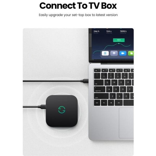 Фото - Кабель USB Type-A - USB Type-A UGREEN US128 USB-A 3.0 Male to Male 0.5m Black (10369)