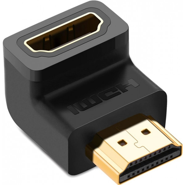 Фото - Перехідник HDMI UGREEN HD112 HDMI Male to Female Adapter Black (20110)