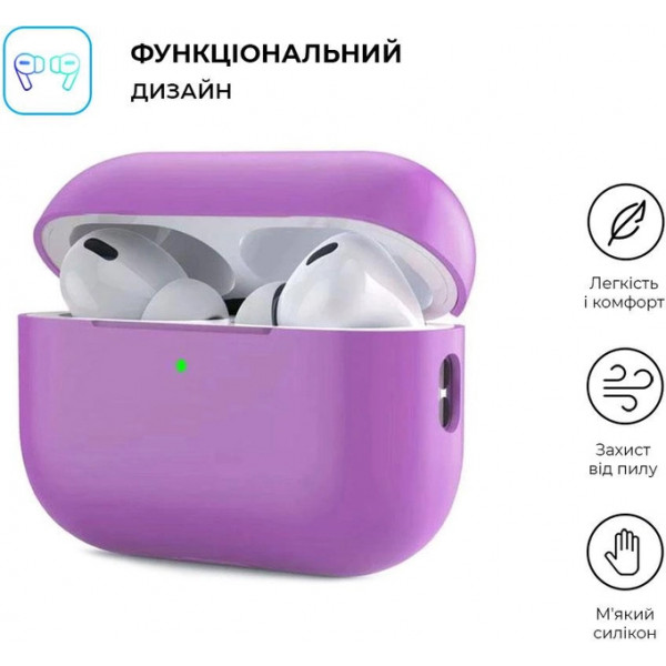 Фото - Чохол для навушників Armorstandart Silicone Case for Apple Airpods Pro 2 Purple (ARM64540)