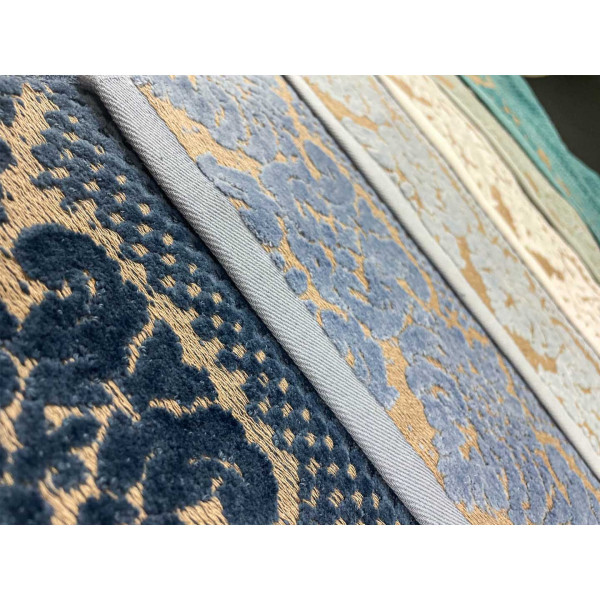 Фото - Полотенце банное GM Textile Дамаск изумрудное махровое велюр 70х140