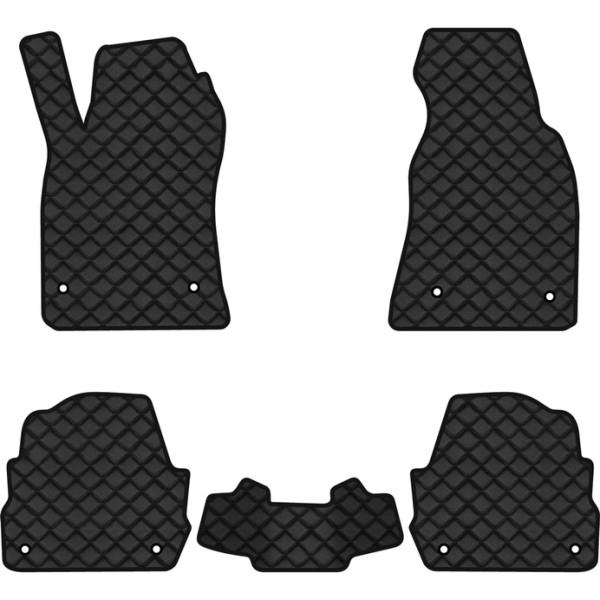 Фото - Коврики из экокожи в салон авто EVAtech ECO для A6 (C5) FWD Restyling Audi 2001-2004 2 поколение Combi EU AU32841CVK5AV8BBB
