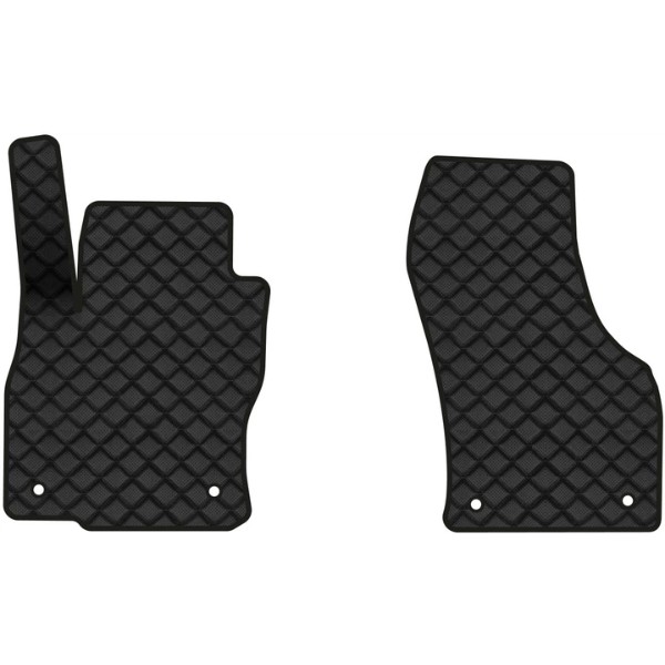 Фото - Коврики из экокожи в салон авто передние EVAtech для Superb (B8) Skoda 2015-2024 3 поколение Combi EU (SK3278AR2AV4BBB)