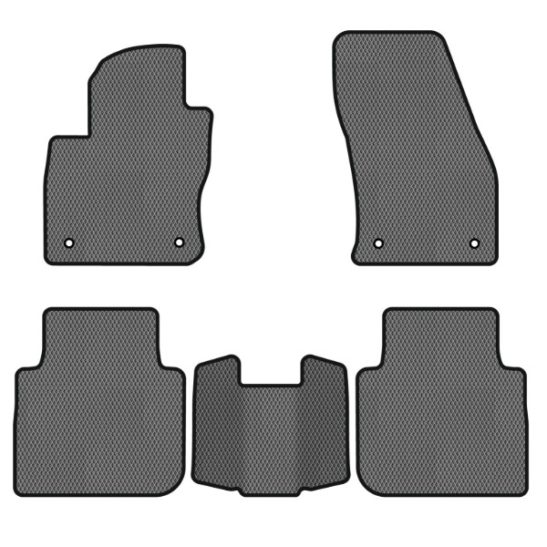 Фото - EVA коврики в салон авто EVAtech для Tiguan Allspace 5 seats Volkswagen 2016-2020 1 поколение SUV USA (VW13965CS5AV4RGB)