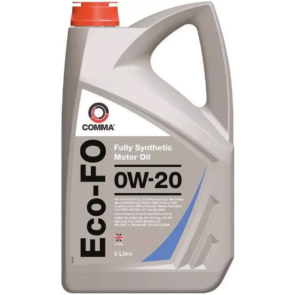 Фото - Масло для авто COMMA ECO-FO 0W-20 5л (ECOFO5L)