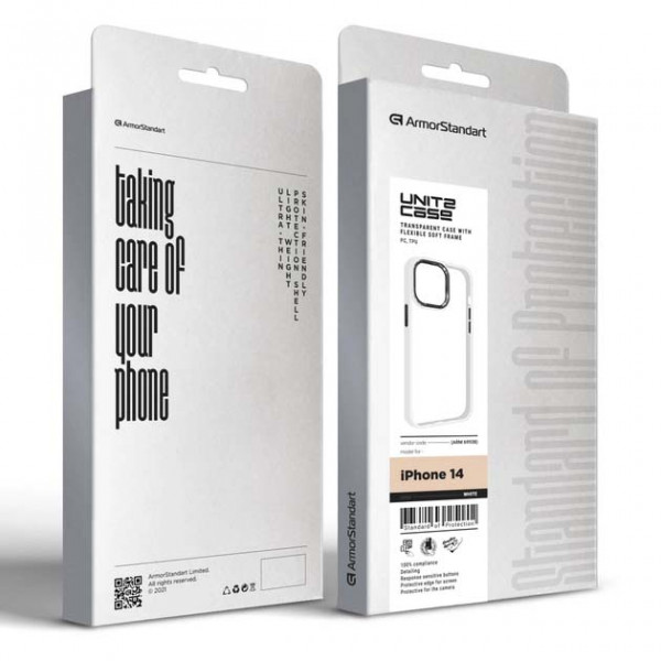 Фото - Чохол для смартфону Armorstandart UNIT2 for Apple iPhone 14 White (ARM69938)
