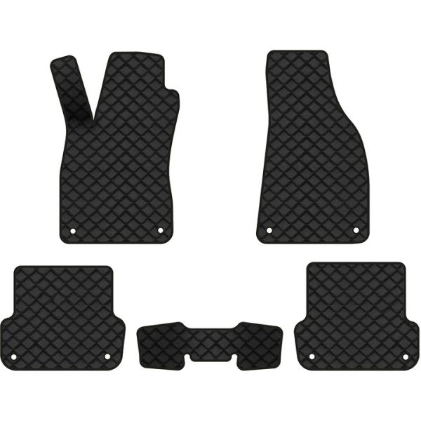 Фото - Килимки з екошкіри в салон авто EVAtech ECO для A4 (B7) AT Audi 2004-2008 3 покоління Combi EU AU3413CV5AV8BBB