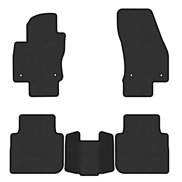 Фото - EVA коврики в салон авто EVAtech для Tiguan Allspace 7 seats Volkswagen 2016-2020 1 поколение SUV USA (VW1727CM5AV4RBB)