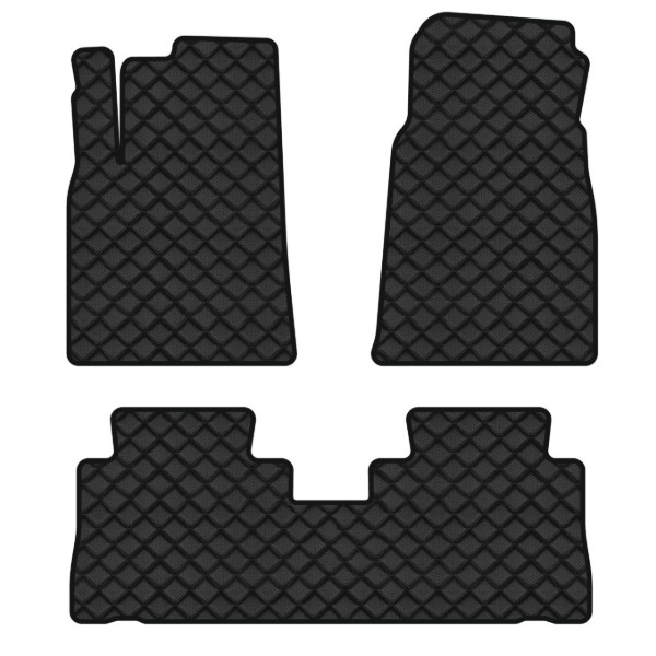 Фото - Килимки з екошкіри в салон авто EVAtech ECO для Captiva (C140) 7 seats MT Restyling Chevrolet 2011-2018 1 покоління SUV EU CT1173Z3BBB