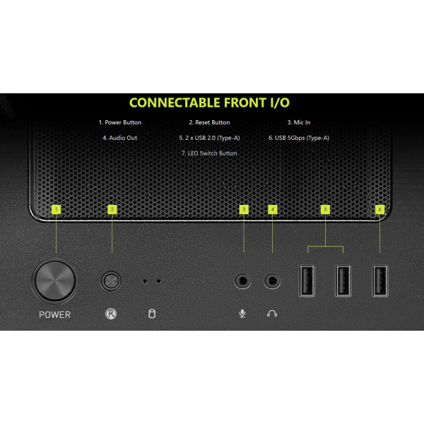 Фото - Корпус MSI MAG FORGE M120R AIRFLOW