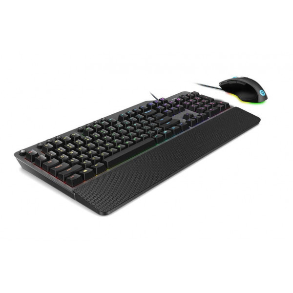 Фото - Клавіатура дротова ігрова Lenovo Legion K500 RGB Mechanical Gaming Keyboard UKR (GY41L16650)