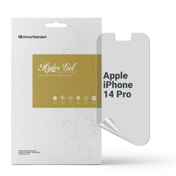 Фото - Захисна плівка для смартфону Armorstandart Anti-spy for Apple iPhone 14 Pro (ARM63994)