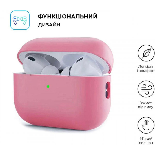 Фото - Чохол для навушників Armorstandart Silicone Case for Apple Airpods Pro 2 Pink (ARM64534)