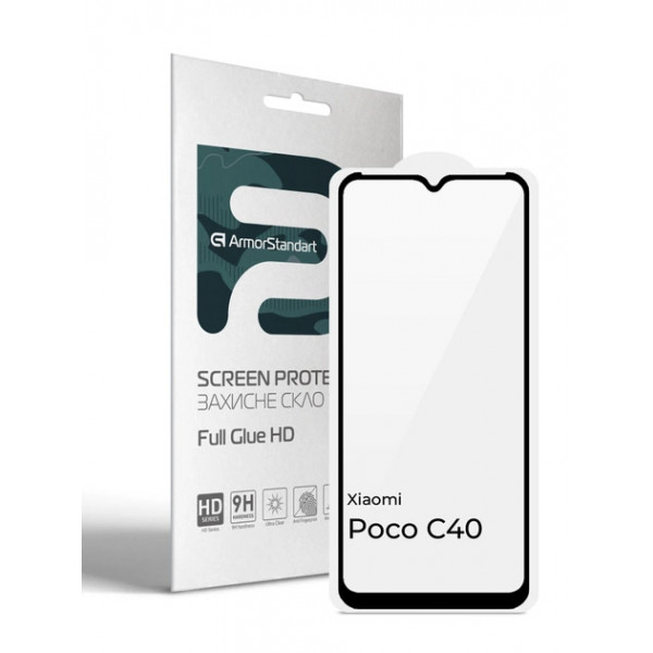 Фото - Захисне скло для смартфону Armorstandart Full Glue Curved for Xiaomi Poco C40 Black (ARM66956) Фото - Захисне скло для смартфону Armorstandart Full Glue Curved for Xiaomi Poco C40 Black (ARM66956)