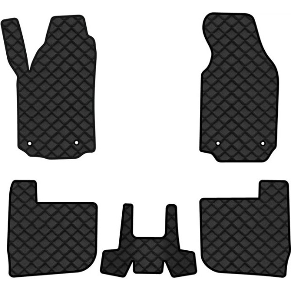 Фото - Коврики из экокожи в салон авто EVAtech ECO для A6 (C4) Audi 1994-1997 1 поколение Sedan EU AU1416CV5AV4BBB