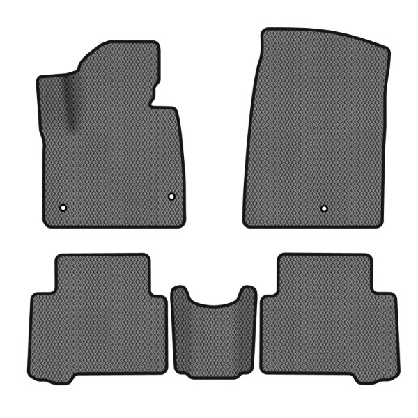 Фото - EVA коврики в салон авто EVAtech для Santa FE (DM) 7 seats Hyundai 2012-2017 3 поколение SUV USA HY34472CD5LA3RGB