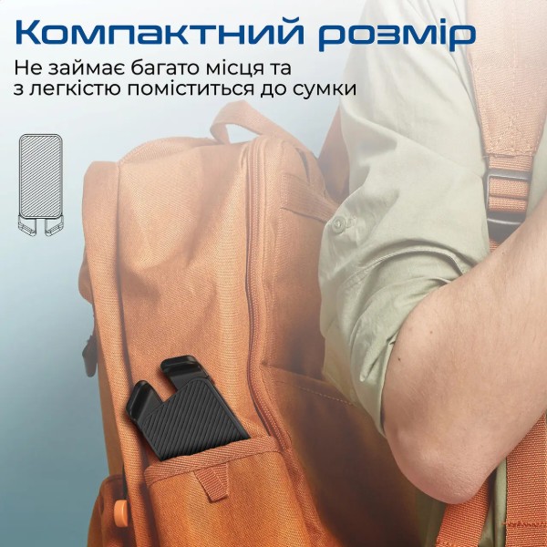 Фото - Подставка под ноутбук Promate Pocketmount Grey