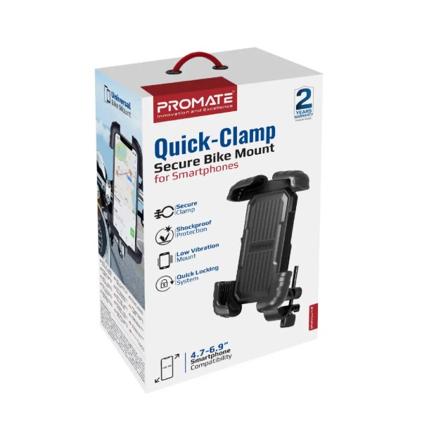 Фото - Держатель для мобильного устройства Promate Bikemount-2 Black