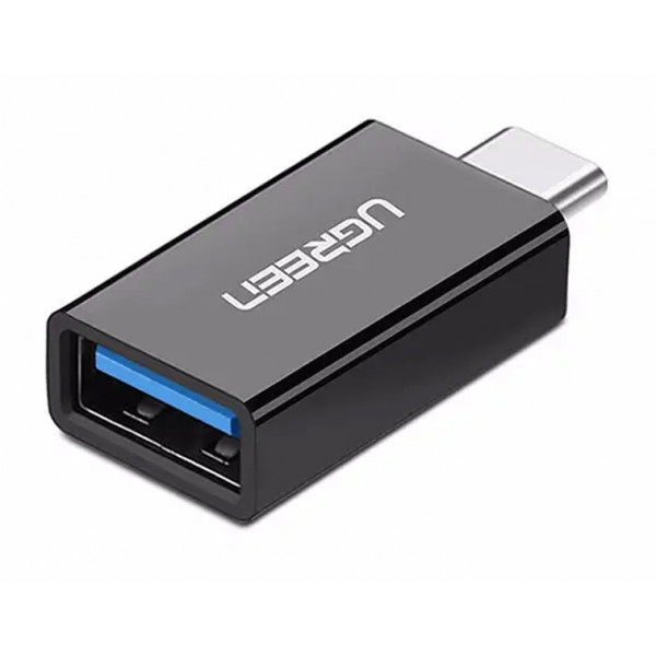 Фото - Переходник UGREEN US173 USB Type-C to USB 3.0 Female OTG Adapter Black (20808)