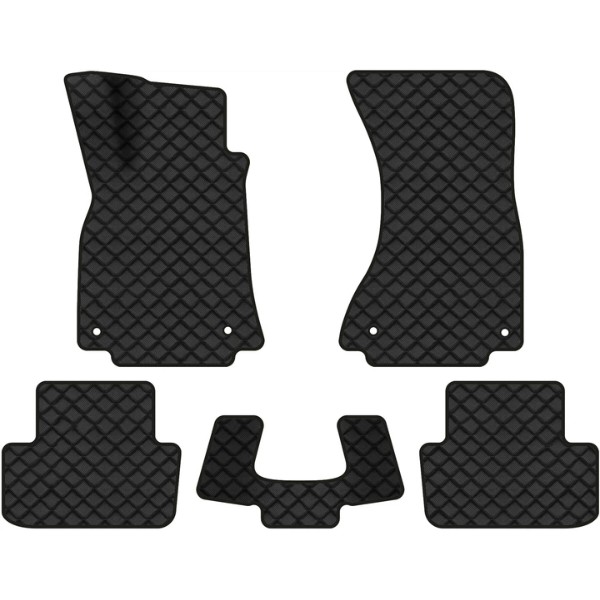Фото - Коврики из экокожи в салон авто EVAtech ECO для A4 (B8) Audi 2008-2011 4 поколение Combi EU AU3392CD5AV4BBB