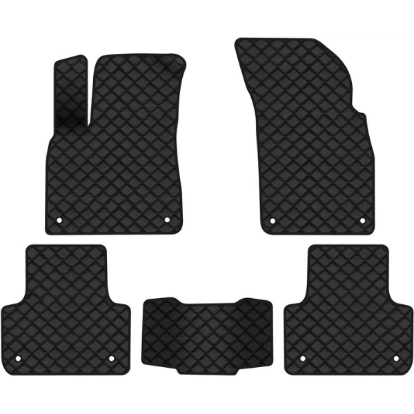 Фото - Килимки з екошкіри в салон авто EVAtech ECO для Q7 (4M) 5 seats Audi 2015 2 покоління SUV USA AU43765CV5AV8BBB