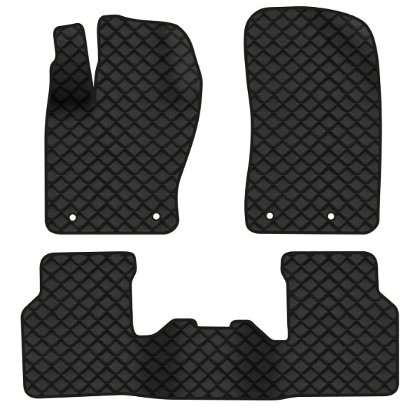 Фото - Коврики из экокожи в салон авто EVAtech для Compass Jeep 2017 2 поколение SUV USA (JP12618Z3OU4BBB)