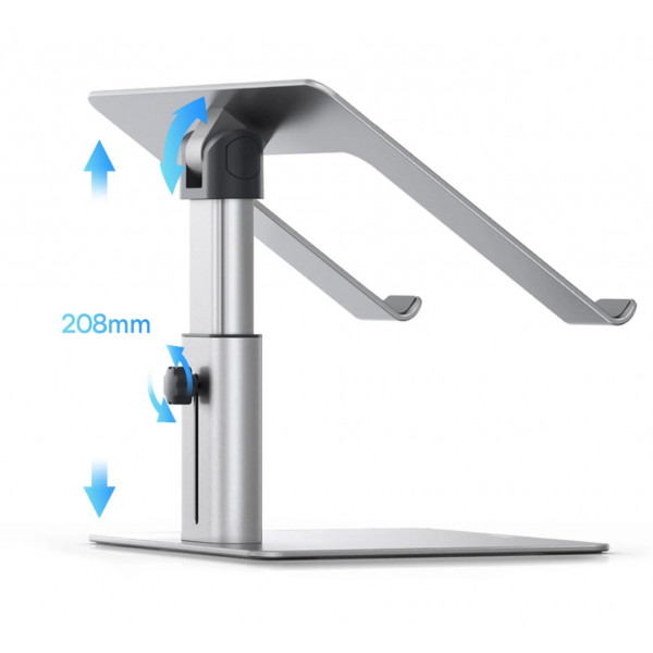 Фото - Подставка под ноутбук Baseus Metal Adjustable Laptop Stand Silver (LUJS000012)
