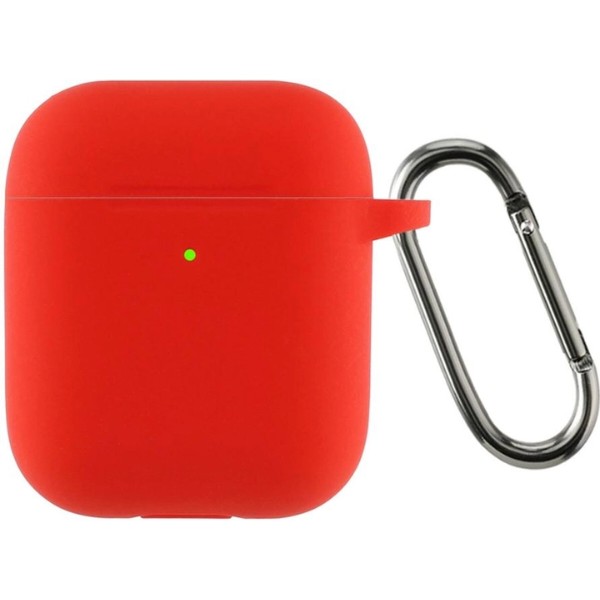 Фото - Чохол для навушників Armorstandart Ultrathin Silicone Case With Hook for Apple AirPods 2 Red (ARM59691)