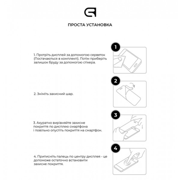 Фото - Захисне скло для смартфону Armorstandart Full Glue HD for TECNO POP 4 (BС2) Black (ARM65103)