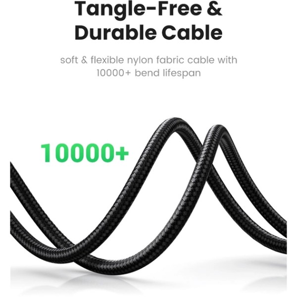 Фото - Кабель 3.5 мм - 3.5 мм UGREEN AV112 3.5mm Male 3.5mm Male Cable 2m Blue (10687)