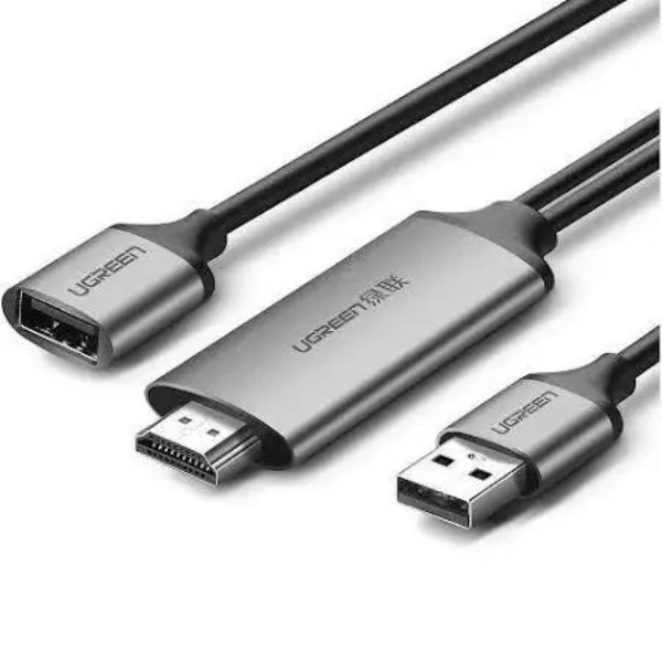 Фото - Перехідник UGREEN CM151 USB to HDMI Digital AV Adapter 1.5m Gray (50291) Фото - Перехідник UGREEN CM151 USB to HDMI Digital AV Adapter 1.5m Gray (50291)