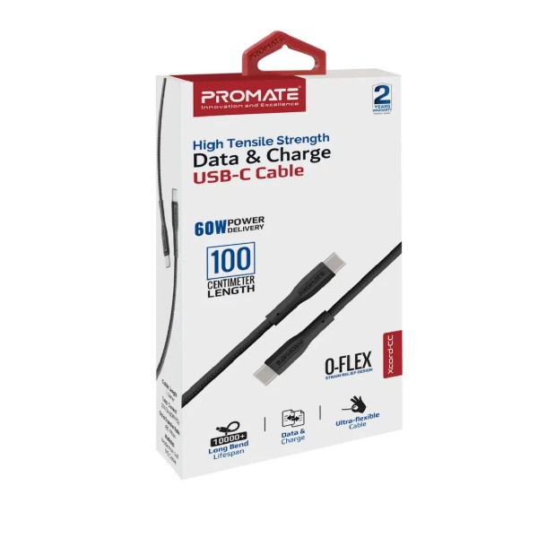 Фото - Кабель Promate Xcord-cc Black