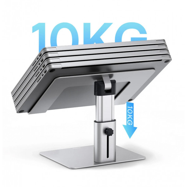 Фото - Подставка под ноутбук Baseus Metal Adjustable Laptop Stand Silver (LUJS000012)