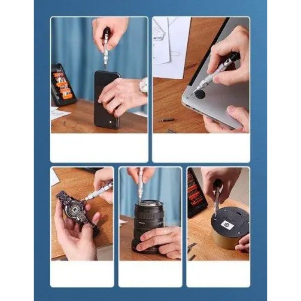 Фото - Набір інструментів UGREEN CM372 38-in-1 Aluminum Alloy Screwdriver Set (80459)