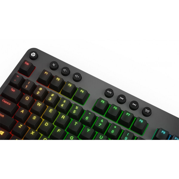 Фото - Клавіатура дротова ігрова Lenovo Legion K500 RGB Mechanical Gaming Keyboard UKR (GY41L16650)