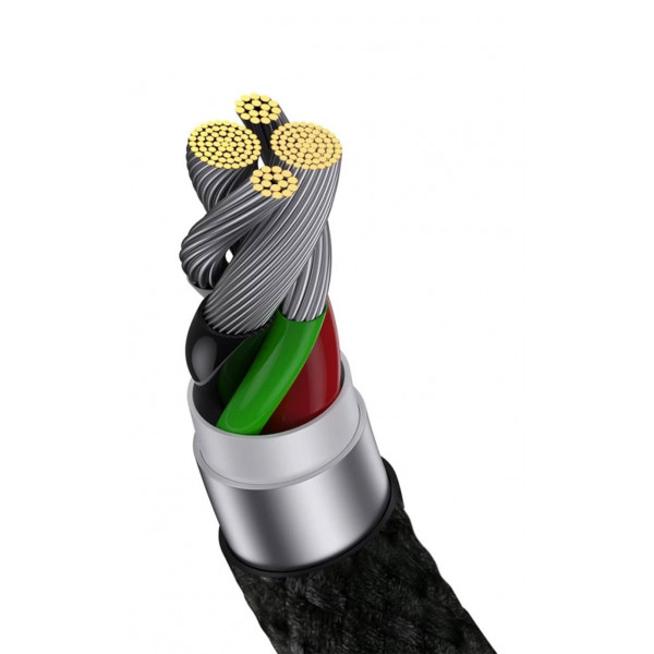 Фото - Кабель синхронізації даних Baseus MVP 2 Elbow-shaped USB to Lightning 2.4A 1 m Black (CAVP000001)