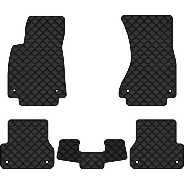 Фото - Килимки з екошкіри в салон авто EVAtech ECO для A6 (C7) Audi 2011-2017 4 покоління Combi EU AU31087CB5AV8BBB